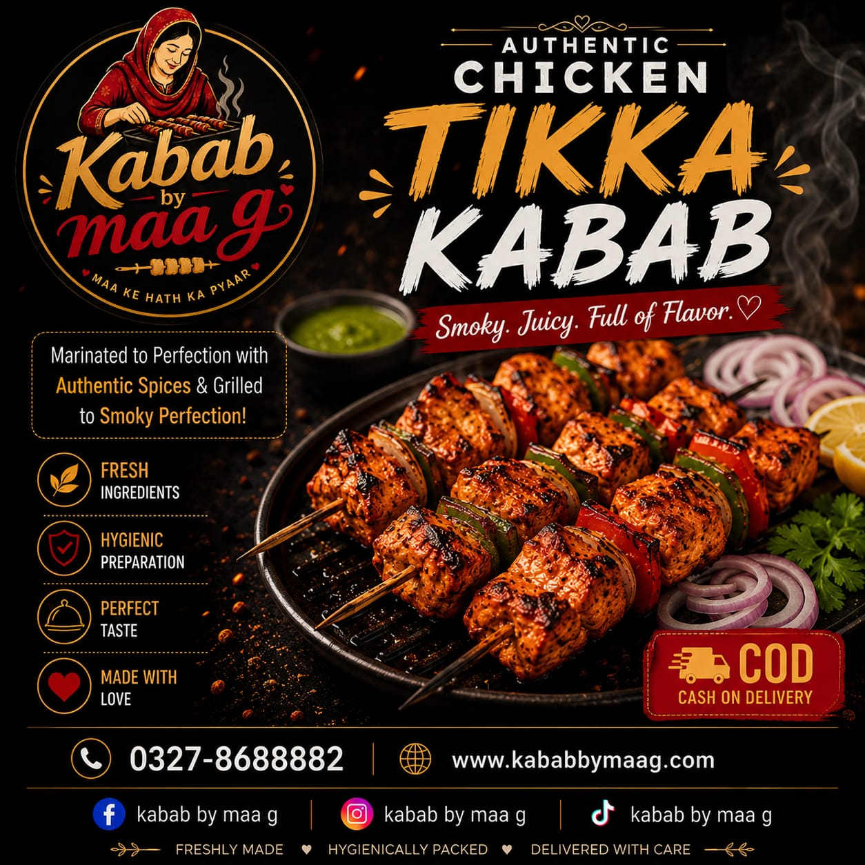 Chicken Tikka Kabab